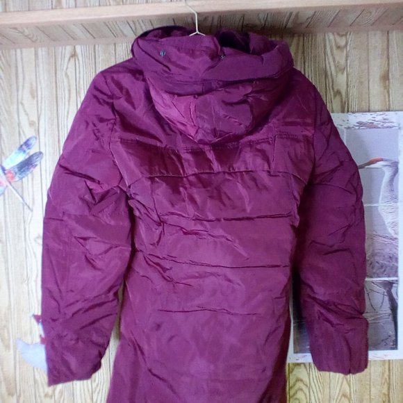 Valuker Women's Down Coat With Fur Hood With 90% Down Parka Puffer Jacket - Picture 3 of 7